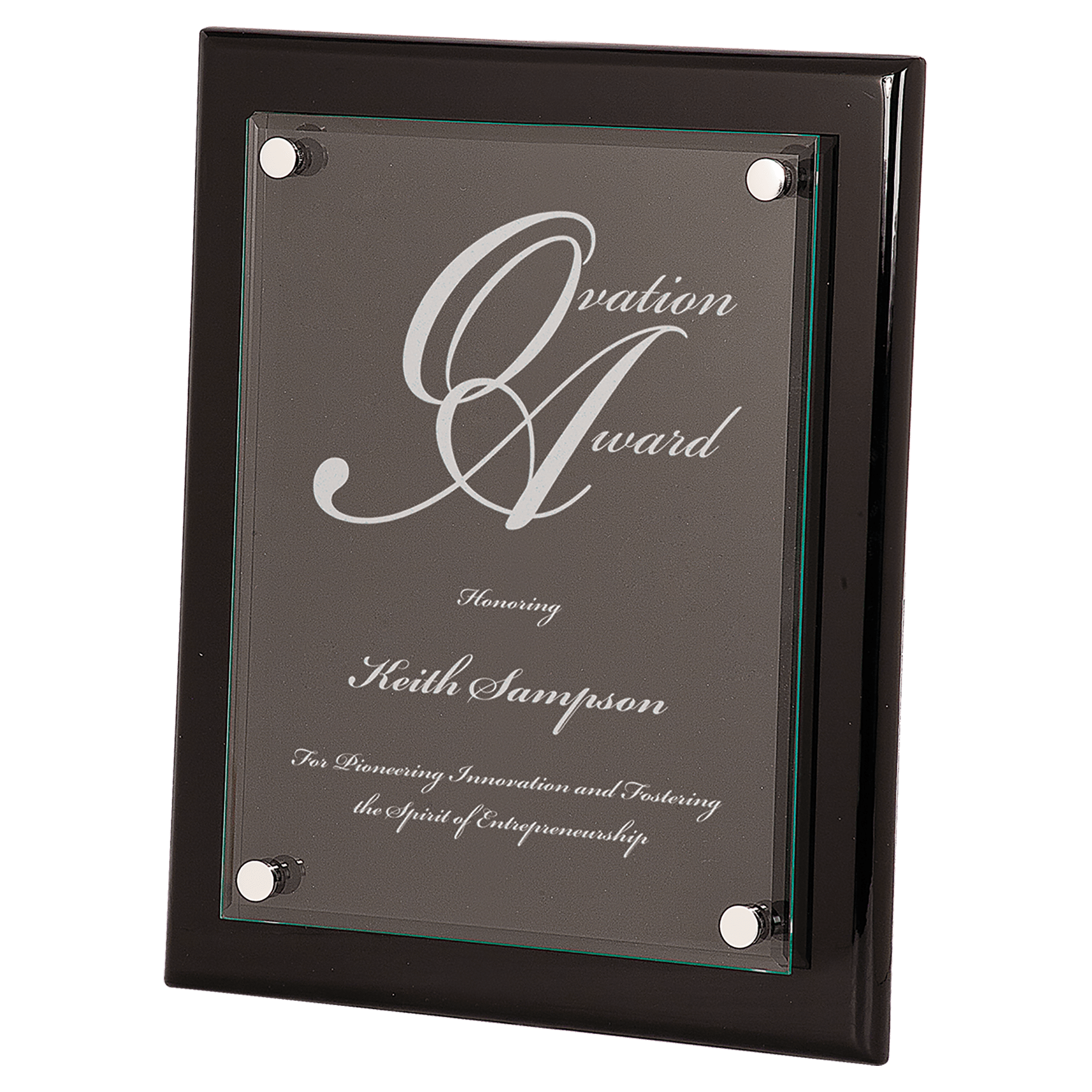 Custom engraved award plaque